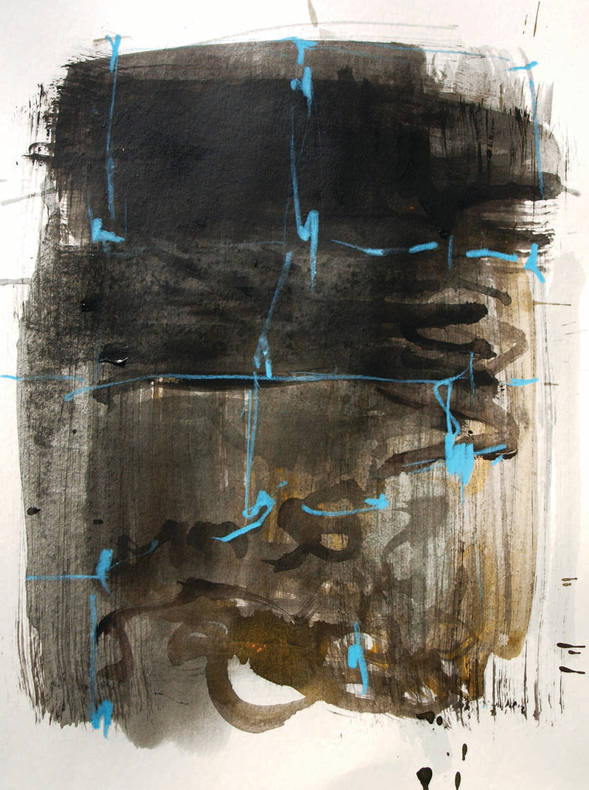 Abstrakt kunst af Peter Ejlerskov til Frederikshavn Kunstmuseum.