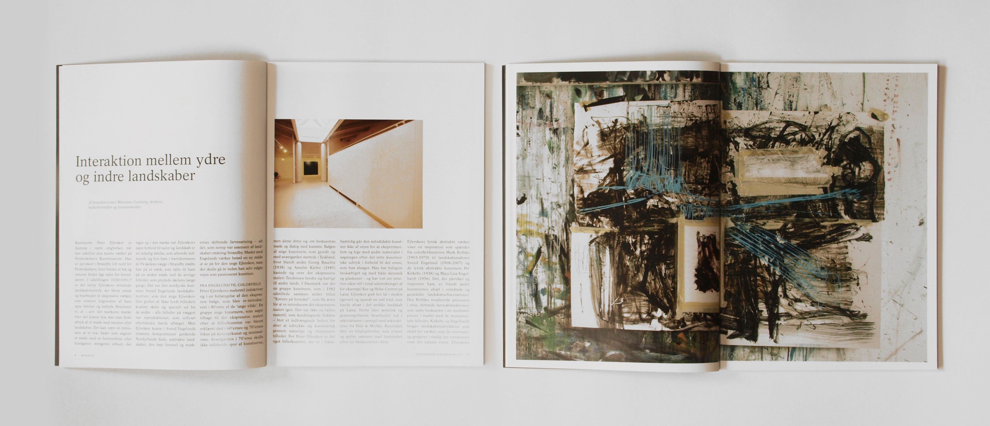 Åbent katalog med kunst af Peter Ejlerskov på siden KATALOG8-KOMP