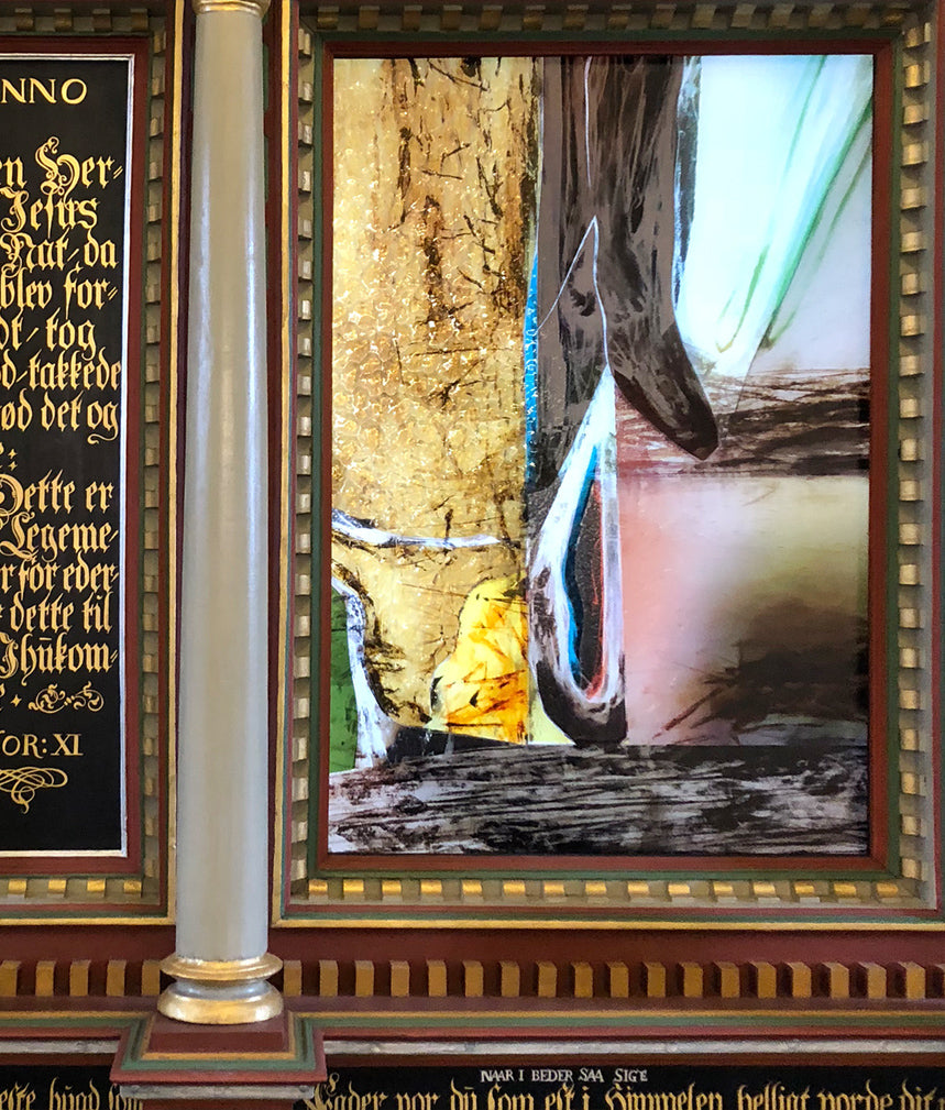 Peter Ejlerskov - Kunst fra Mammen Kirke - Detalje af alter