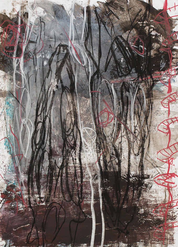 Peter Ejlerskov - Kunst - Ved en grav 